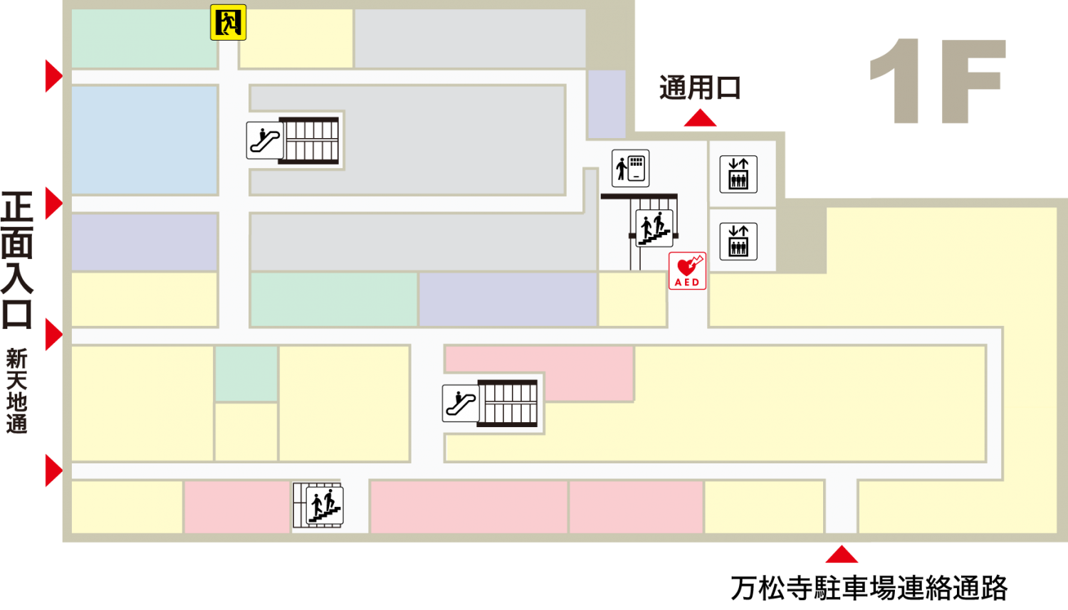 第1アメ横ビル 1階 フロアマップ 大須アメ横ビル